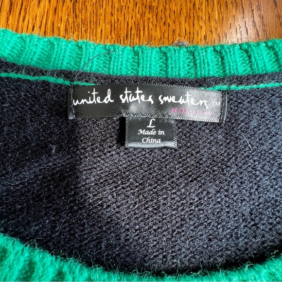 ⭐️ Ugly Christmas Sweater Tunic Girl Elf w/ Tutu and Long Legs Size LARGE - Picture 10 of 15